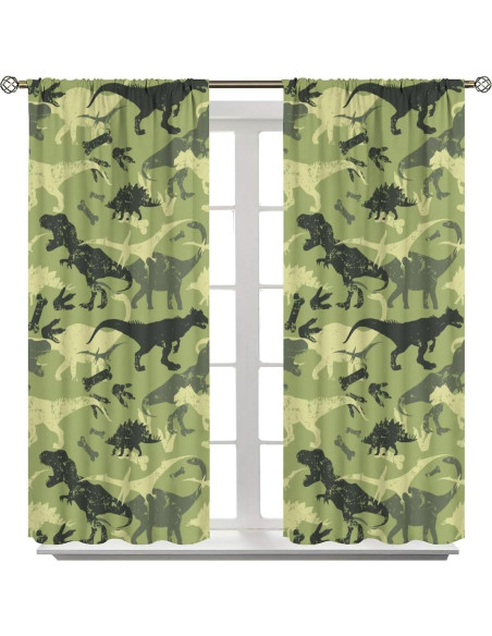 Cortina Opaca Kurtect Dinosaurio 160x183 cm 2 Paneles Cortina Opaca Kurtect Dinosaurio 160x183 cm 2 Paneles