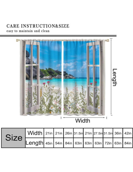 Cortinas Blackout AAVEUP 2 Paneles 80x160 cm Playa Cortinas Blackout AAVEUP 2 Paneles 80x160 cm Playa