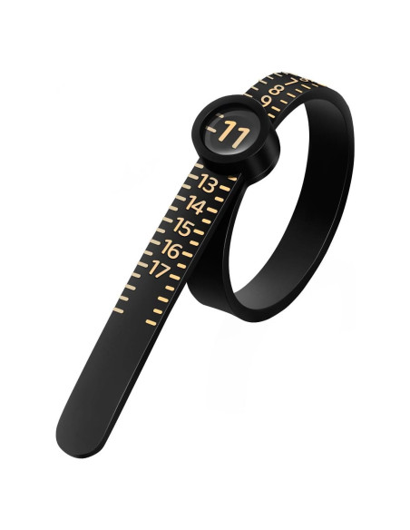 Medidor de Tamaño de Anillo Meowoo con Lupa 1-17 Medidor de Tamaño de Anillo Meowoo con Lupa 1-17