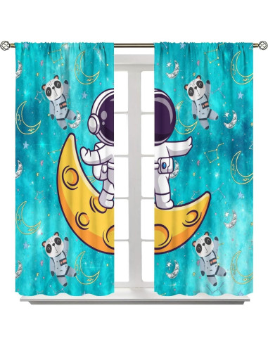 Cortinas Opacas Llylumty Espacio 70x160cm, Juego de 2