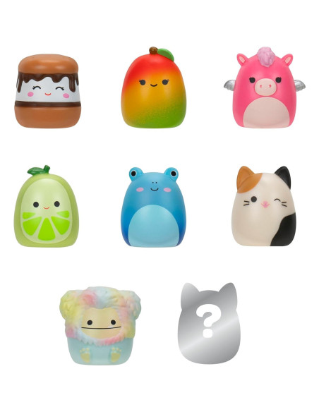 Squish-a-longs Jazwares Paquete de 8 Mini-Squish 2,54 cm Squish-a-longs Jazwares Paquete de 8 Mini-Squish 2,54 cm