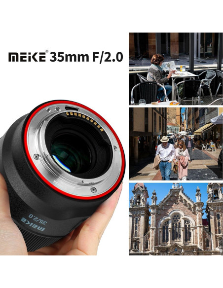 Lente Meike 35mm F2.0 STM Auto Enfoque para Panasonic Lumix Lente Meike 35mm F2.0 STM Auto Enfoque para Panasonic Lumix