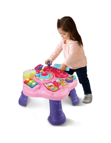 Mesa de Aprendizaje VTech Estrella Mágica Rosa 6 Actividades Mesa de Aprendizaje VTech Estrella Mágica Rosa 6 Actividades