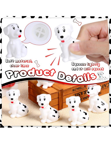 Juguetes de baño de goma Dálmata Poen - 50 Pcs 5.5 cm