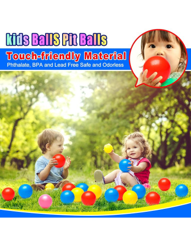 Pelotas de Piscina Vanland 100 Unidades 5.5cm Multicolores