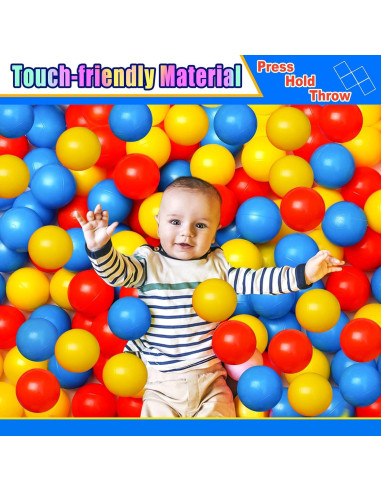 Pelotas de Piscina Vanland 100 Unidades 5.5cm Multicolores