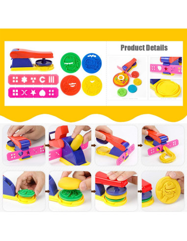 Juego de Herramientas de Plastilina Oun Nana 32 PZS Colorido