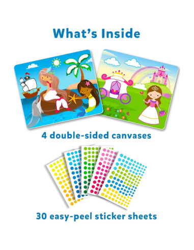 Kit de Arte con Stickers Skillmatics Unicornios y Princesas