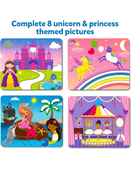 Kit de Arte con Stickers Skillmatics Unicornios y Princesas Kit de Arte con Stickers Skillmatics Unicornios y Princesas