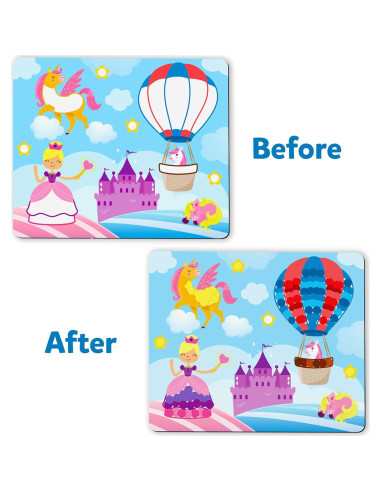 Kit de Arte con Stickers Skillmatics Unicornios y Princesas