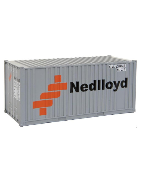 Contenedor Corrugado 20' HO Walthers Ned-Lloyd 949-8005 Contenedor Corrugado 20' HO Walthers Ned-Lloyd 949-8005