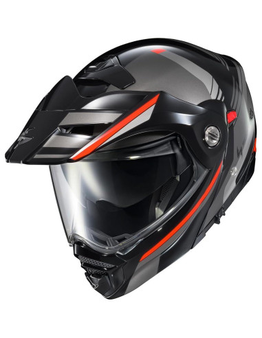 Casco Modular ScorpionEXO AT960 Aventura 3X Grande Negro/Rojo