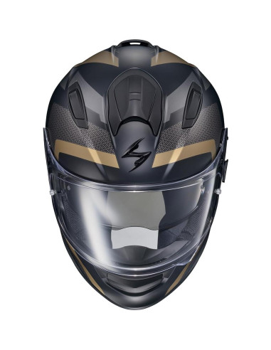 Casco Integral ScorpionEXO Ryzer Oro Grande con Visera