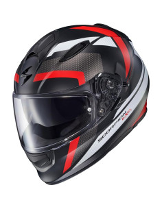 Casco Integral ScorpionEXO Ryzer Rojo Pequeño con Visera 2