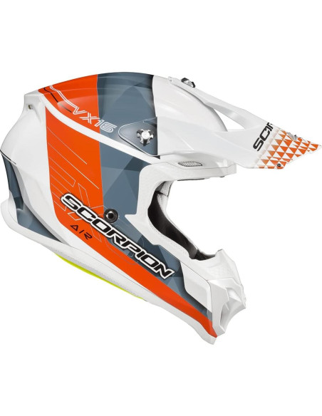 Casco ScorpionEXO VX-16 Off-Road Doble para Adultos - Naranja Casco ScorpionEXO VX-16 Off-Road Doble para Adultos - Naranja