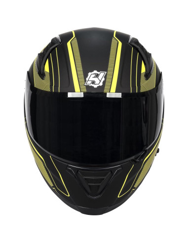 Casco HAX Impulse Amarillo Doble Visera 2,09 kg