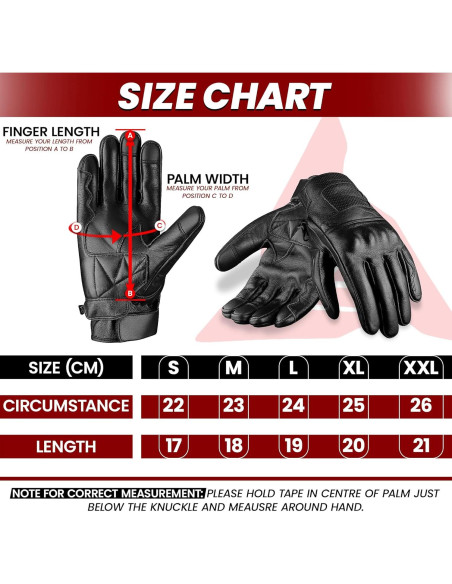 Guantes de Motocicleta SAGA SPORTS Kinetix Unisex Táctiles Guantes de Motocicleta SAGA SPORTS Kinetix Unisex Táctiles