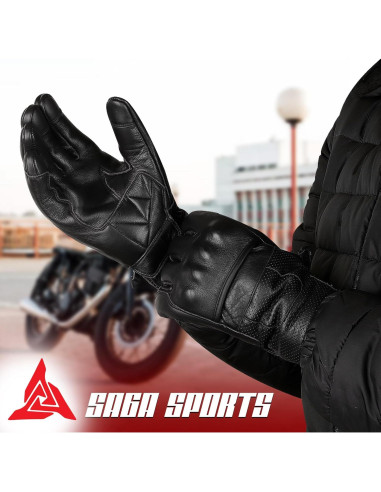 Guantes de Motocicleta SAGA SPORTS Kinetix Táctiles Unisex