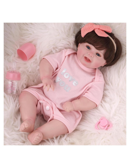 Muñeca Bebé Reborn GAGAKU 45.72 cm Realista con Accesorios Muñeca Bebé Reborn GAGAKU 45.72 cm Realista con Accesorios