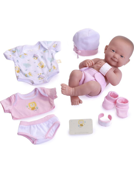 Muñeca de bebé 35.56 cm con accesorios - JC Toys La Newborn Muñeca de bebé 35.56 cm con accesorios - JC Toys La Newborn