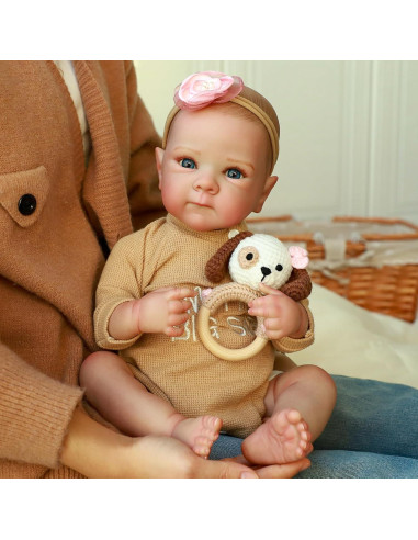 Muñeca Reborn KSBD 50,8 cm Realista con Accesorios
