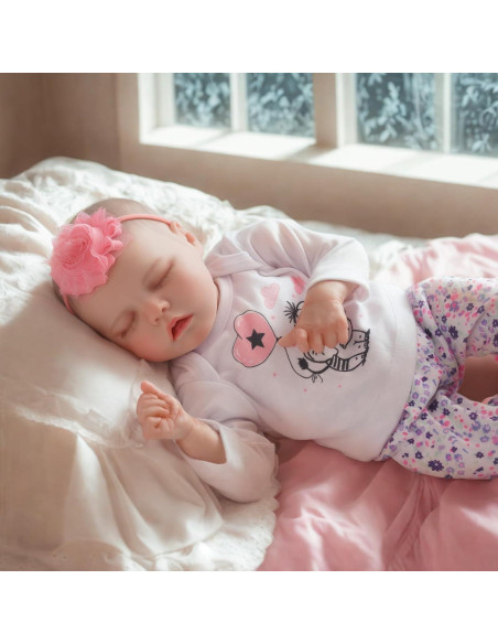 Muñeca Reborn JIZHI 43 cm Realista con Kit de Alimentación Muñeca Reborn JIZHI 43 cm Realista con Kit de Alimentación
