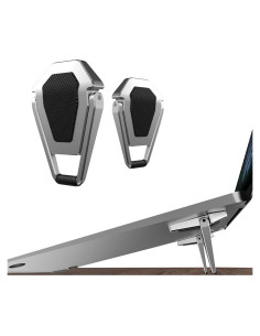 Soporte Ergonómico para Laptop ELE DEPI Plata 12-20 Pulgadas