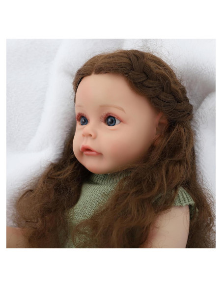 Muñeca de bebé renacida EIKIVAU 55 cm con accesorios Muñeca de bebé renacida EIKIVAU 55 cm con accesorios