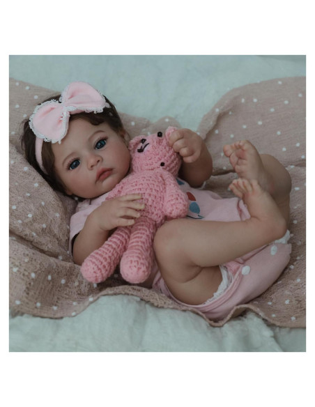 Muñeca Renacida Realista SCOM Meadow 43 cm para Niñas Muñeca Renacida Realista SCOM Meadow 43 cm para Niñas