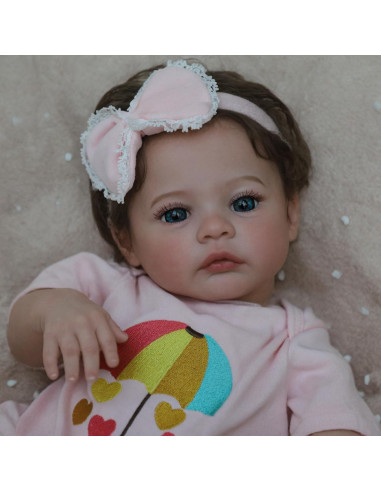 Muñeca Renacida Realista SCOM Meadow 43 cm para Niñas