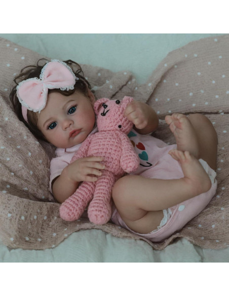 Muñeca Renacida Realista SCOM Meadow 43 cm para Niñas Muñeca Renacida Realista SCOM Meadow 43 cm para Niñas