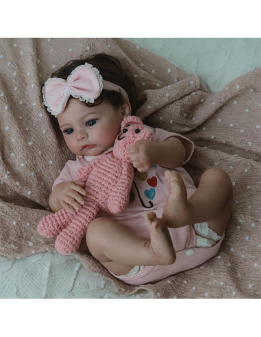 Muñeca Renacida Realista SCOM Meadow 43 cm para Niñas