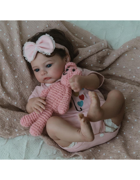 Muñeca Renacida Realista SCOM Meadow 43 cm para Niñas Muñeca Renacida Realista SCOM Meadow 43 cm para Niñas