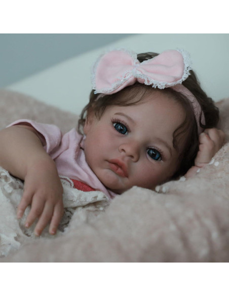 Muñeca Renacida Realista SCOM Meadow 43 cm para Niñas Muñeca Renacida Realista SCOM Meadow 43 cm para Niñas