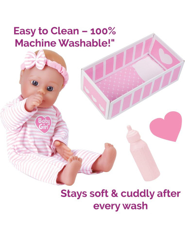 Muñeca de Bebé Adora Sweet Baby 28 cm Suave y Lavable