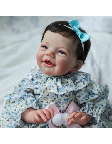 Muñeca bebé renacida KSBD 45.72 cm con accesorios