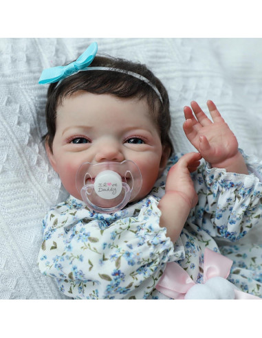 Muñeca bebé renacida KSBD 45.72 cm con accesorios