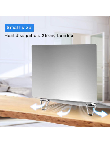 Soporte Ergonómico para Laptop ELE DEPI Plata 12-20 Pulgadas