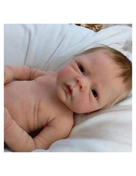 Muñeca de bebé renacido AFEWD 45.72 cm realista con accesorios Muñeca de bebé renacido AFEWD 45.72 cm realista con accesorios