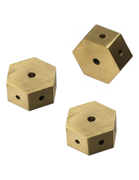 Soporte de Incienso Hexagonal CHENSHUO de Latón - 3 Pcs Soporte de Incienso Hexagonal CHENSHUO de Latón - 3 Pcs