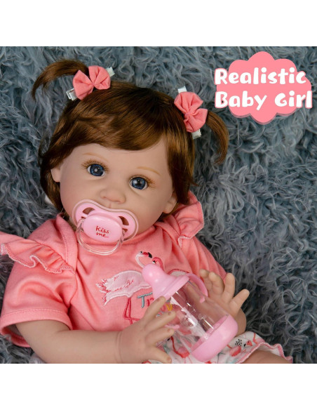 Muñeca Reborn Milidool 22" (55 cm) Realista para Niña Muñeca Reborn Milidool 22" (55 cm) Realista para Niña