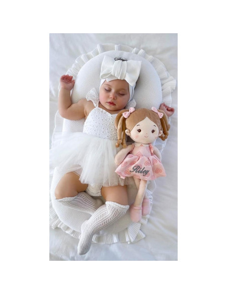 Muñeca de trapo personalizada LeyaDoll 40 cm suave Muñeca de trapo personalizada LeyaDoll 40 cm suave
