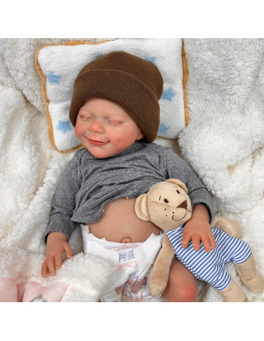 Muñeca Reborn Realista JOYARR 50.8 cm Ojos Azules para Niños