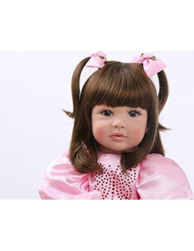 Muñeca Reborn iCradle 60 cm Silicona Suave Niña