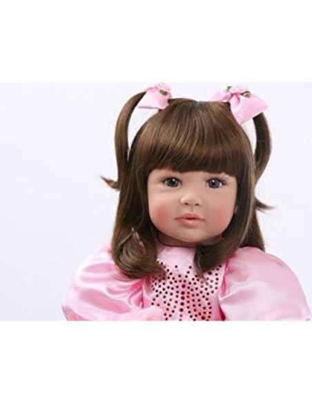 Muñeca Reborn iCradle 60 cm Silicona Suave Niña Muñeca Reborn iCradle 60 cm Silicona Suave Niña