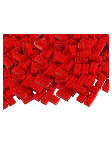 Ladrillos de Construcción Feleph 100 Piezas Rojas 2x4