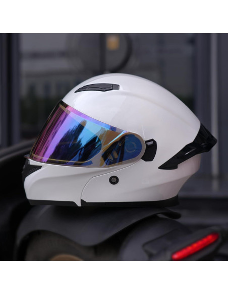 Casco Modular JQF Gear FF808 Doble Visor Abatible L Casco Modular JQF Gear FF808 Doble Visor Abatible L