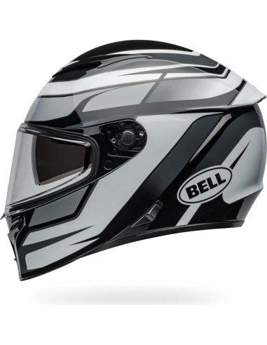 Casco Bell Lithium MIPS - Brillo Podium Negro/Blanco - Pequeño
