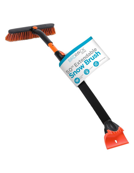 Cepillo para Nieve Extensible BIRDROCK HOME 127 cm con Raspador Cepillo para Nieve Extensible BIRDROCK HOME 127 cm con Raspador