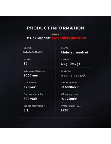 Casco Modular 1Storm HJA119 XL Rojo Bluetooth Anti Niebla